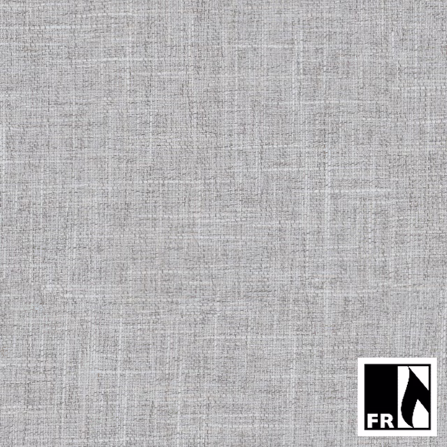 Cool mid-grey fabric with a fine, irregular crosshatched woven texture