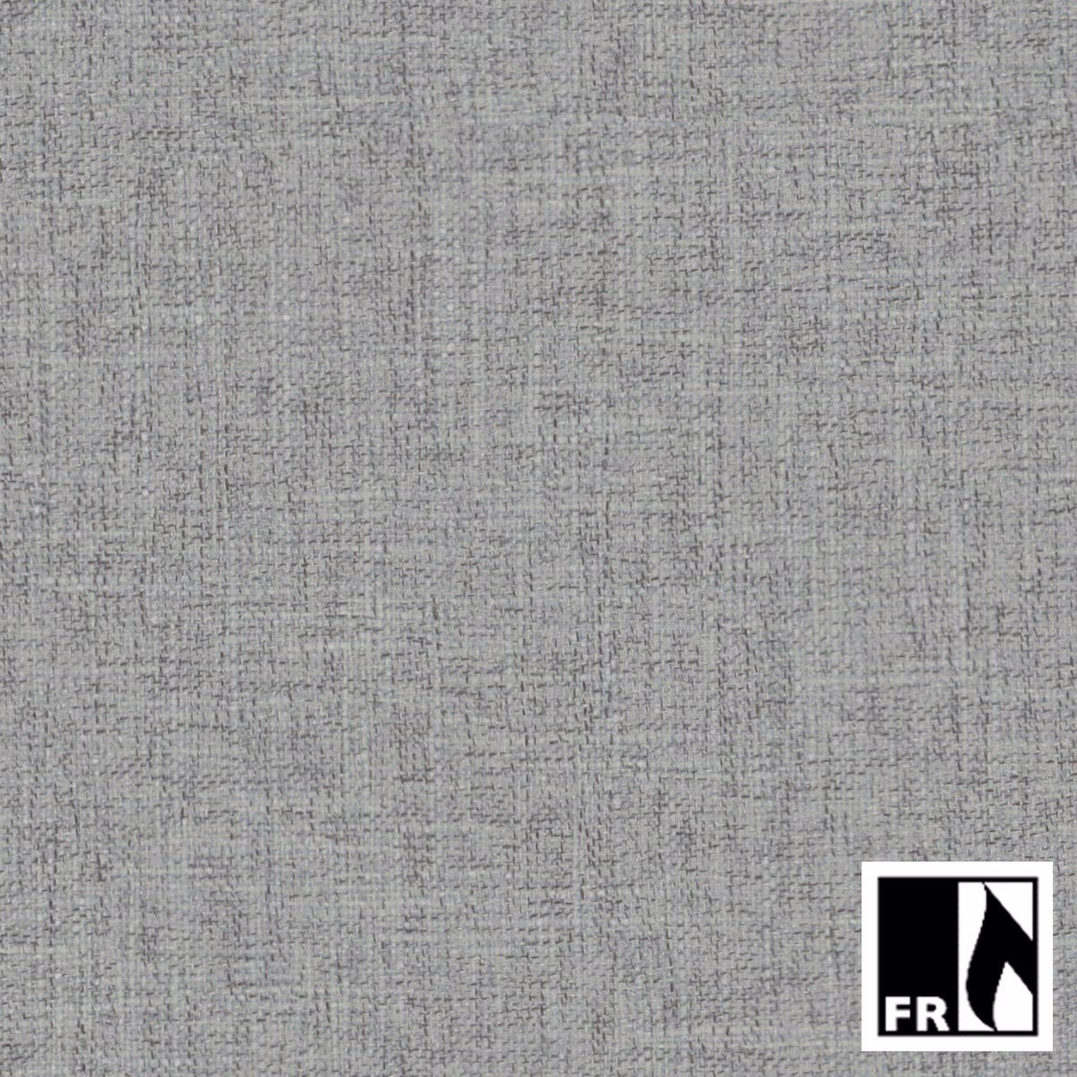 Cool grey Rochelle fabric with fine crosshatch weave and softly irregular vertical texture
