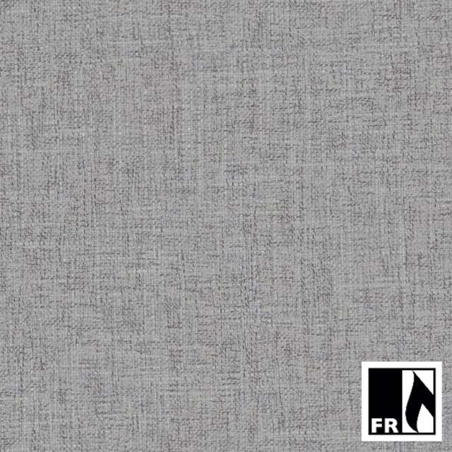 Cool grey Rochelle fabric with fine crosshatch weave and softly irregular vertical texture