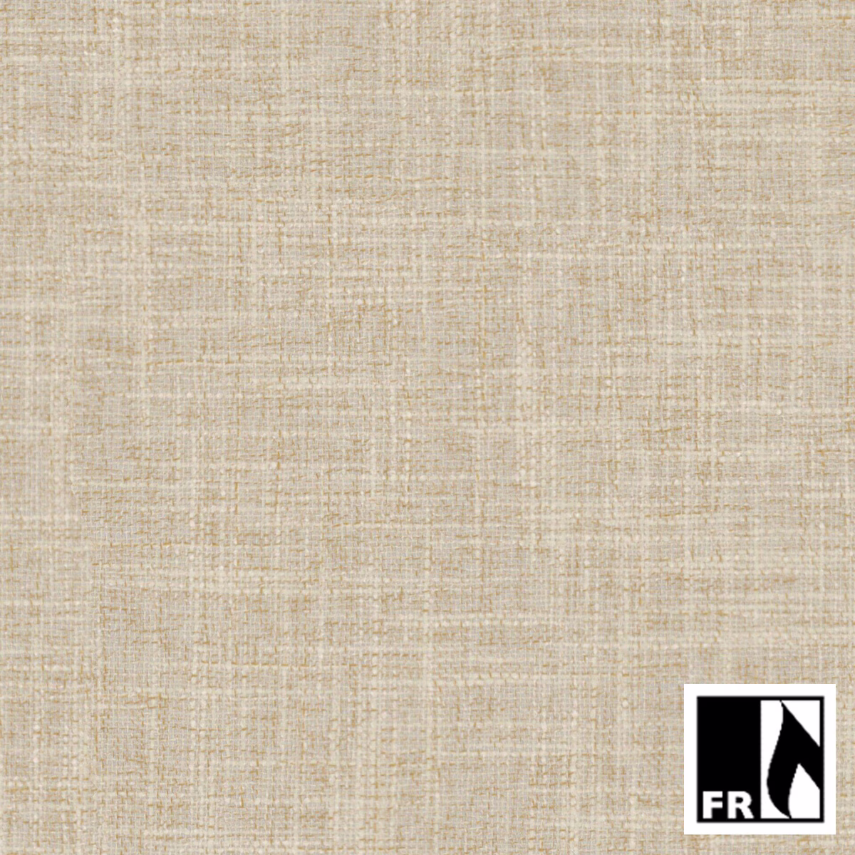 Warm sand-beige woven textile with fine crosshatch texture and subtle tonal variation