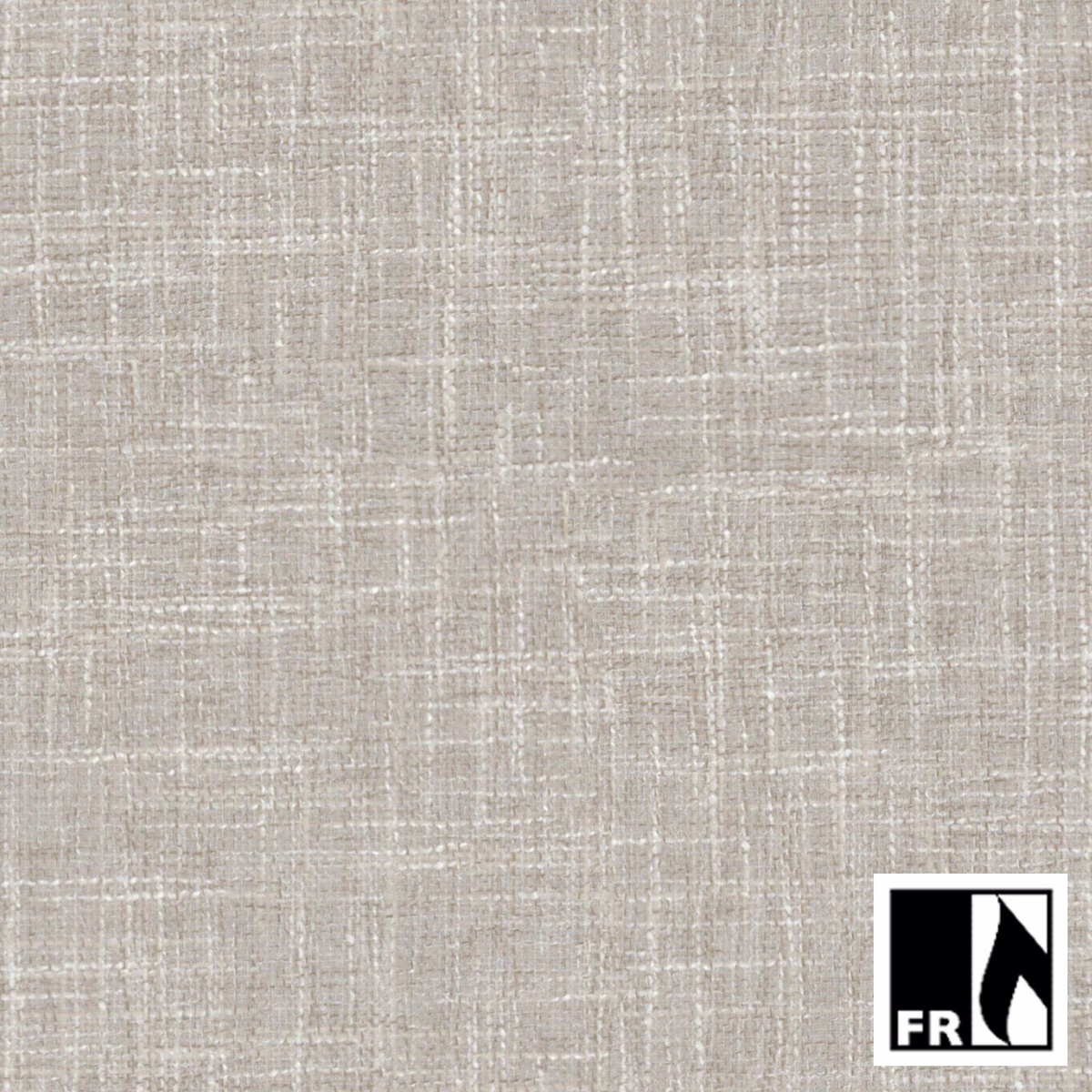 Pale shell-beige Rochelle fabric showing an irregular woven crosshatch and subtle slub texture