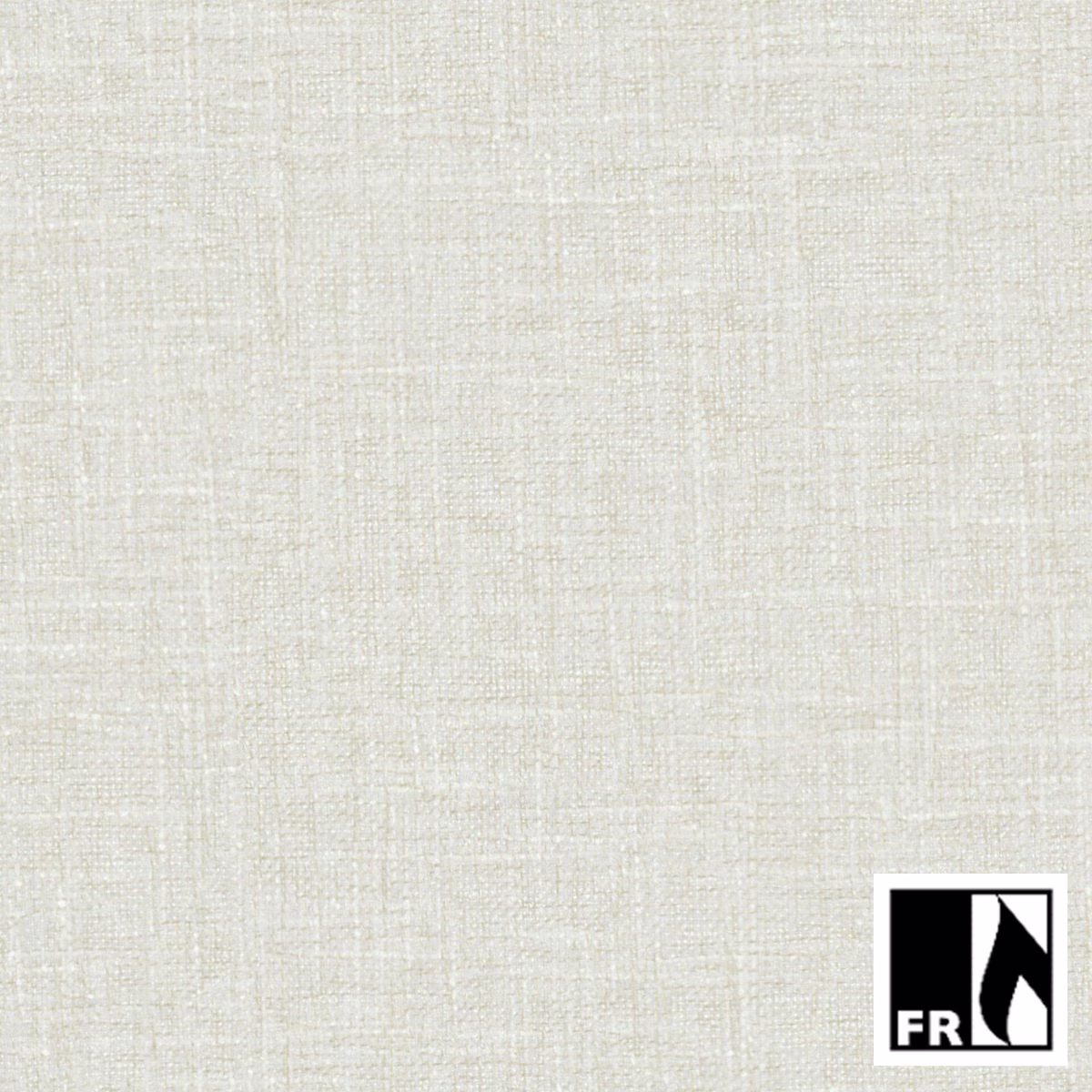 Pale chalk ivory fabric with a subtle woven crosshatch texture