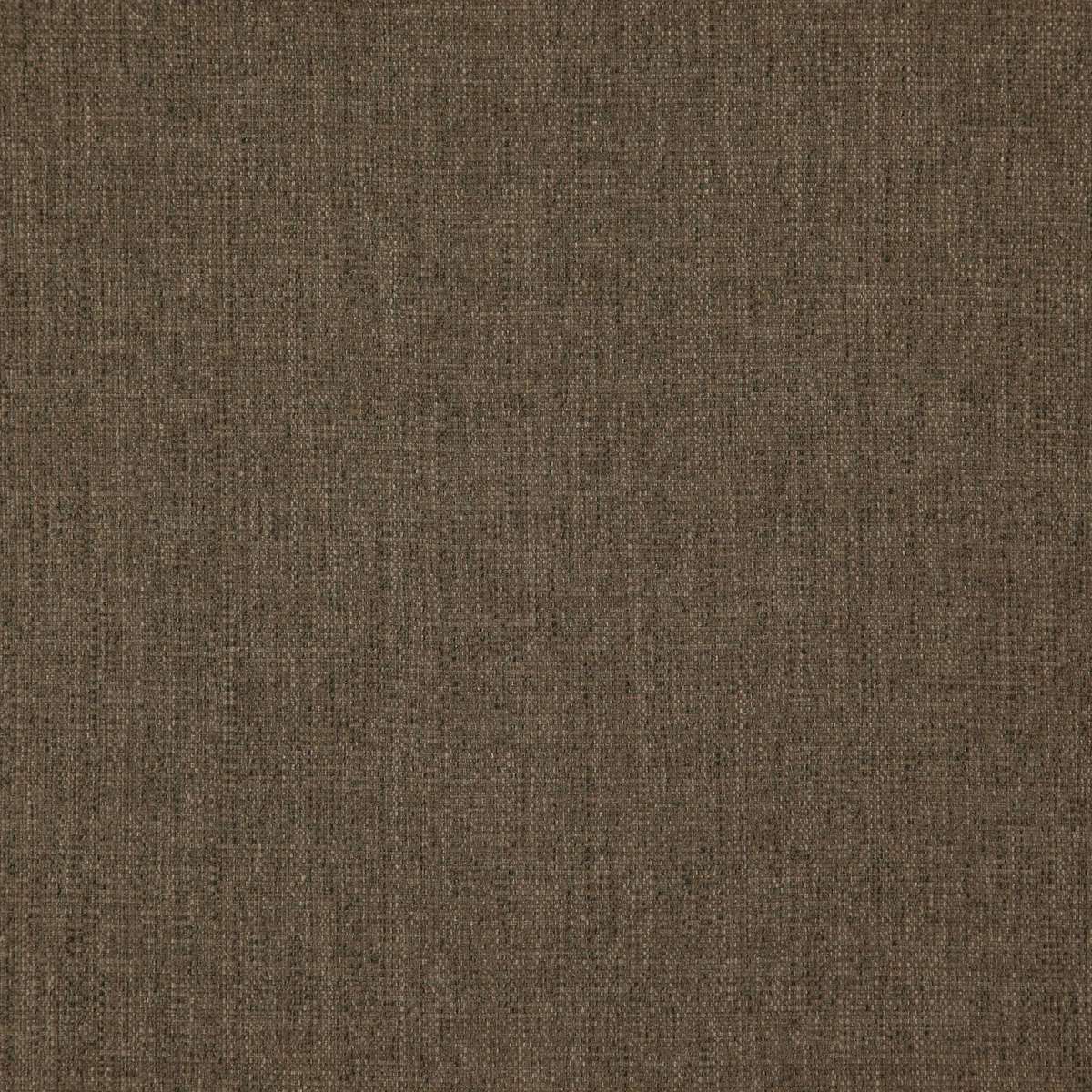 Close view of warm truffle-brown plain weave with fine tonal flecks