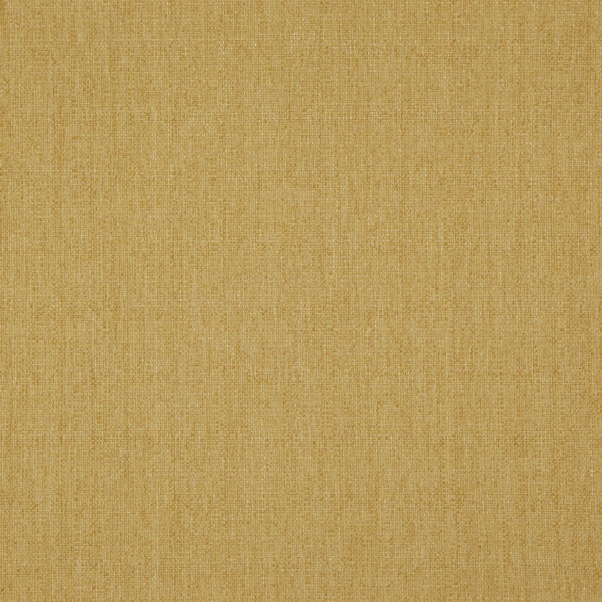 Close-up of warm ochre-gold woven fabric with fine grain and subtle tonal flecks