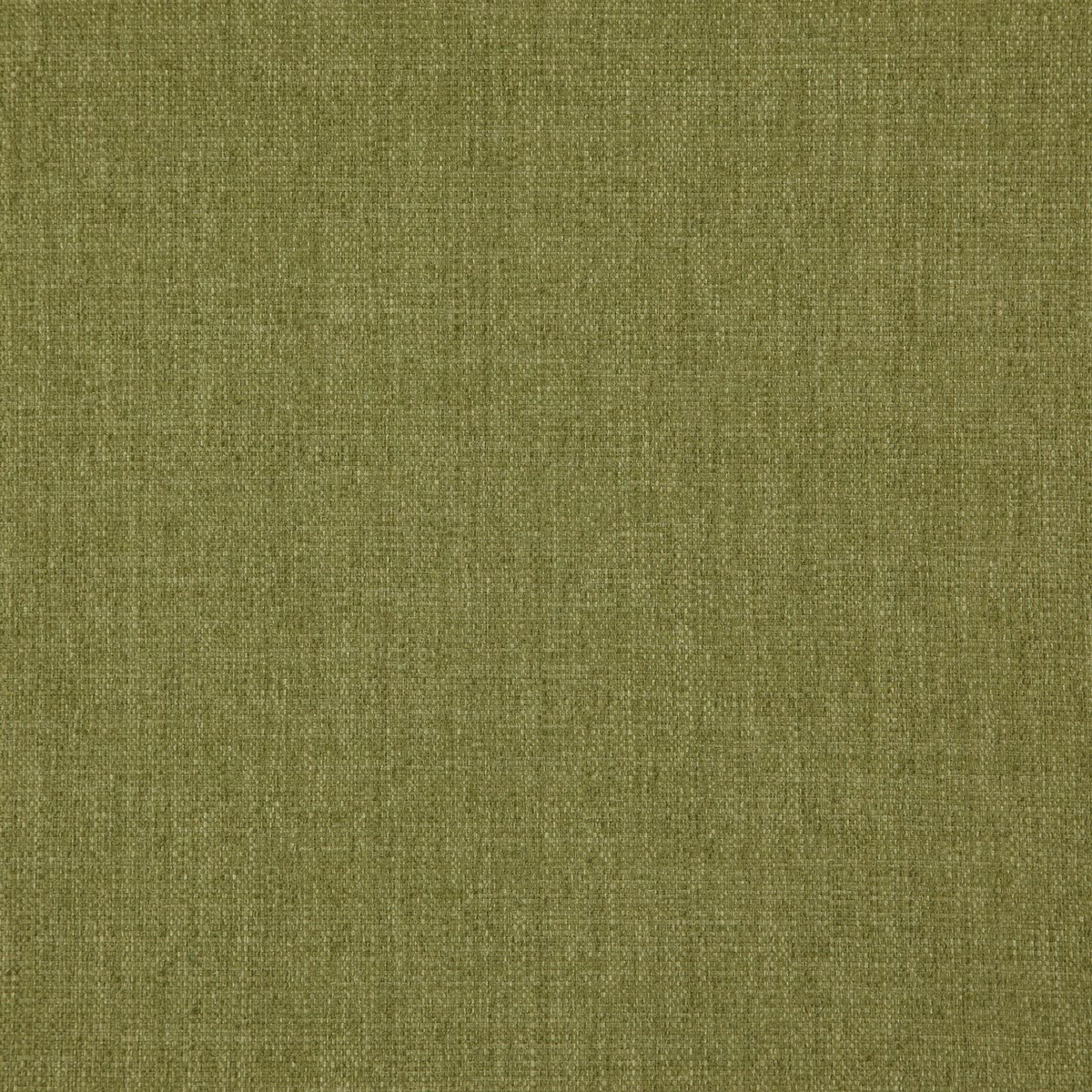 Muted grass-olive plain weave with fine irregular texture and subtle tonal variation