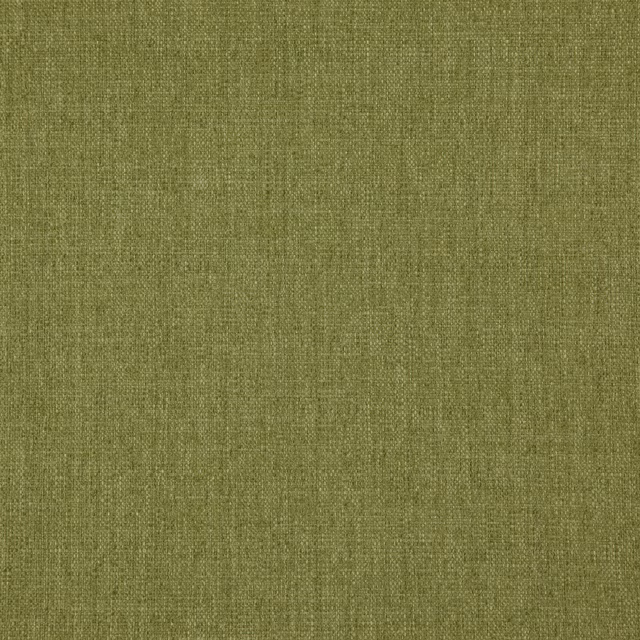 Muted grass-olive plain weave with fine irregular texture and subtle tonal variation
