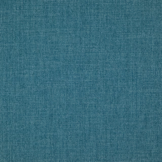 Close view of deep teal plain weave with fine mottled yarn texture