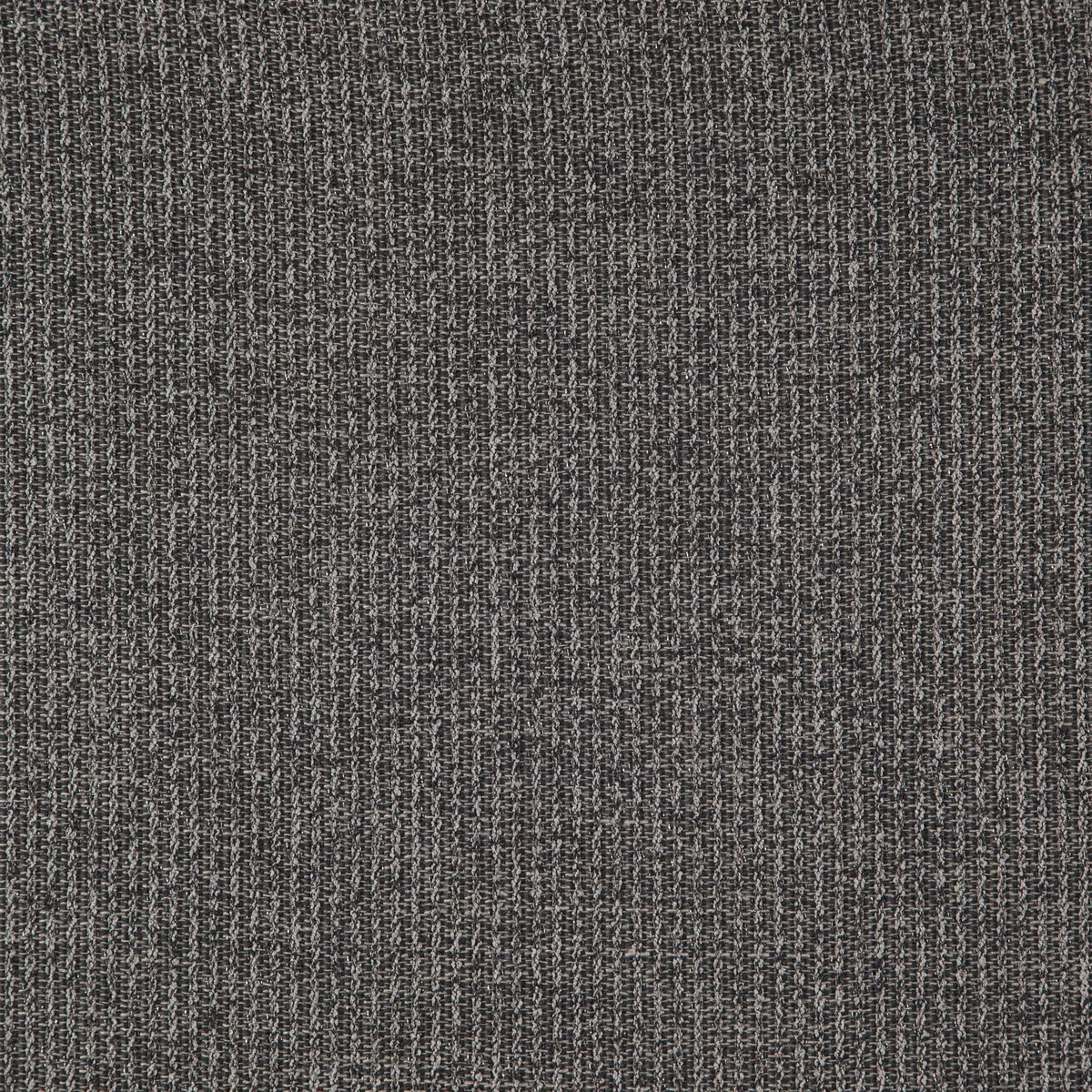 Deep charcoal-grey textile with fine, irregular vertical yarn texture and subtle tonal flecks