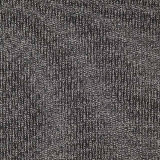 Deep charcoal-grey textile with fine, irregular vertical yarn texture and subtle tonal flecks