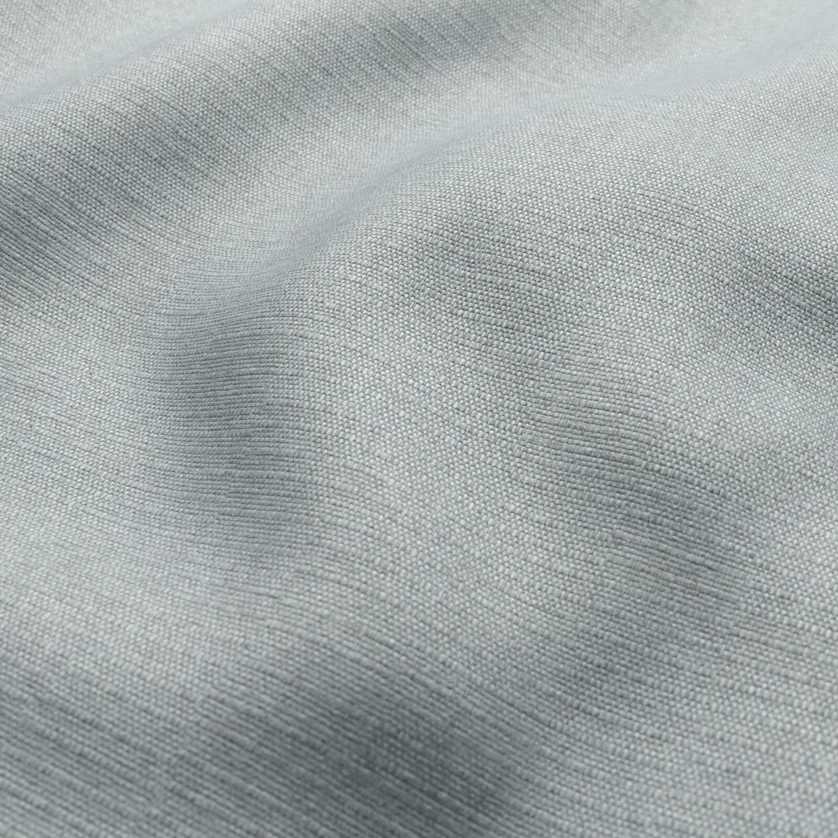 Pale lagoon blue-grey woven fabric with fine texture and soft ripples