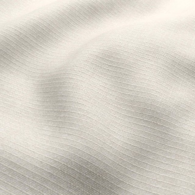 Pale shell fabric with fine horizontal ripples and softly shifting woven texture