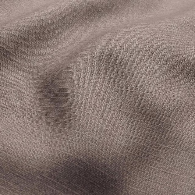 Close taupe-grey weave with softly shaded folds and a fine textured surface