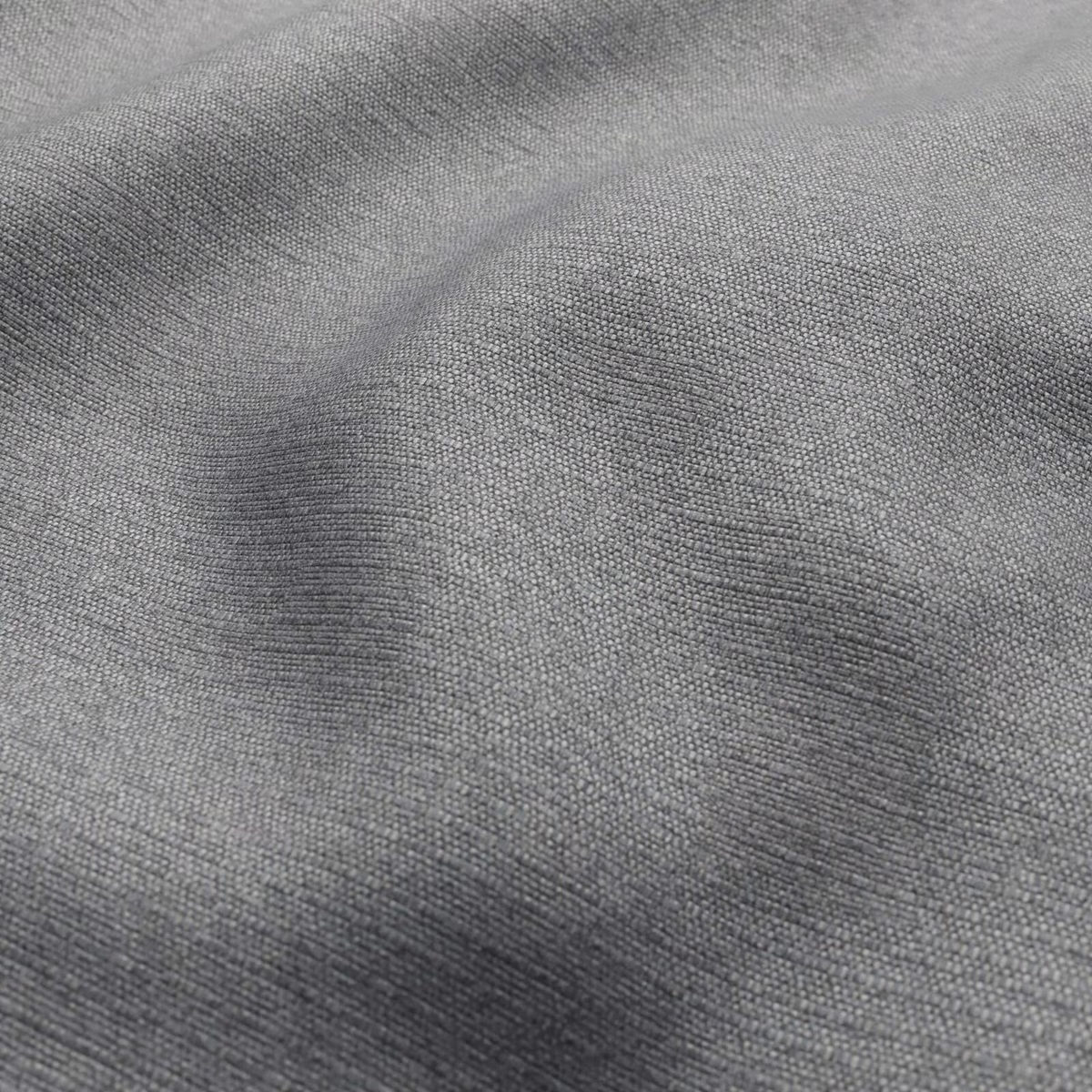 Cool grey Shetland textile with fine woven grain and soft shadowed ripples