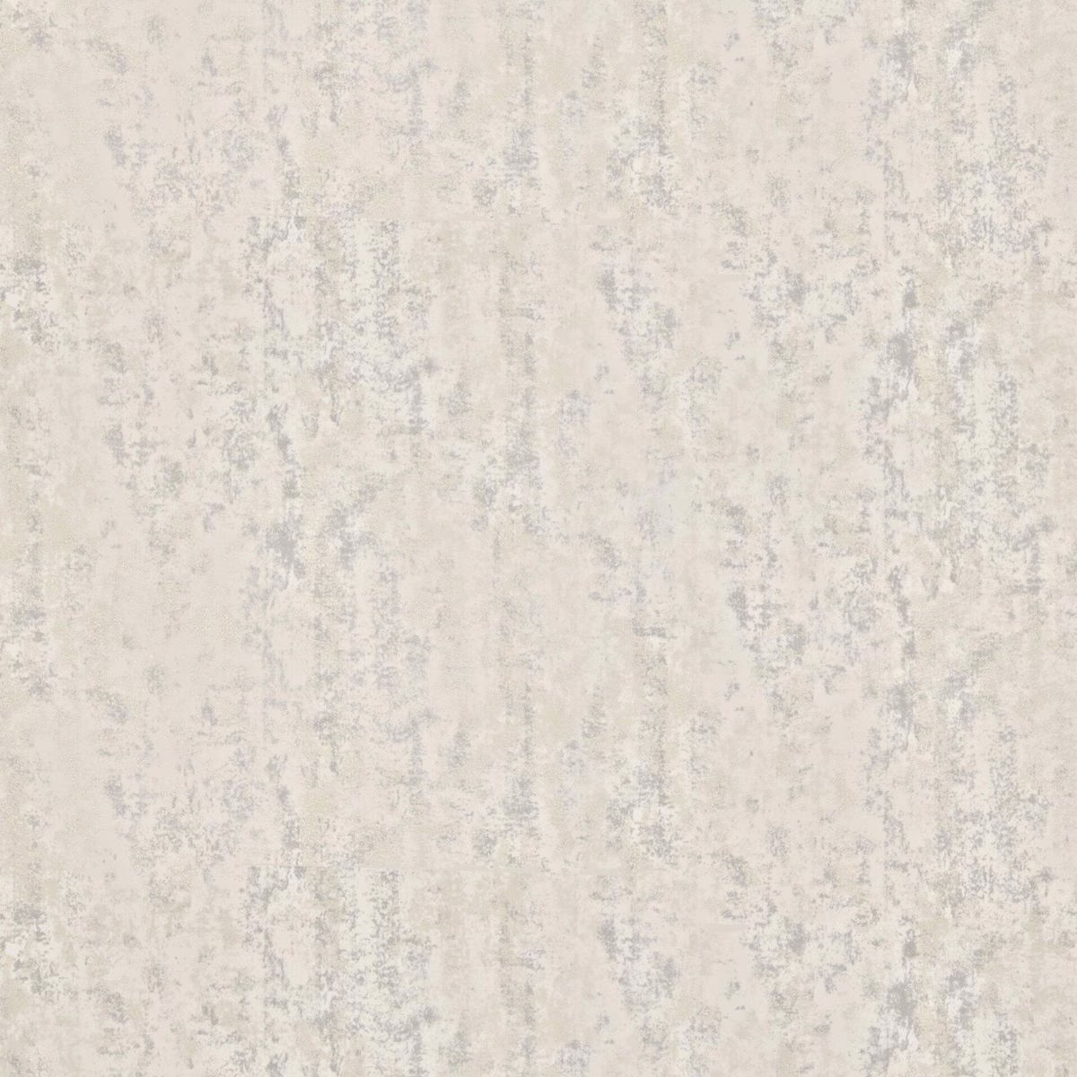 Soft cream fabric with pale grey vertical mottling and a lightly distressed surface