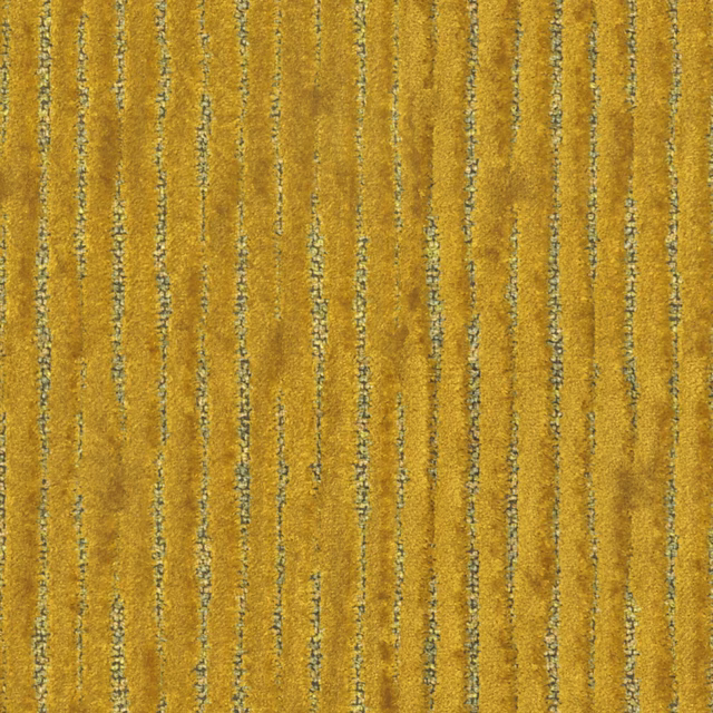 Warm honey-gold plush textile with irregular grey-beige vertical lines