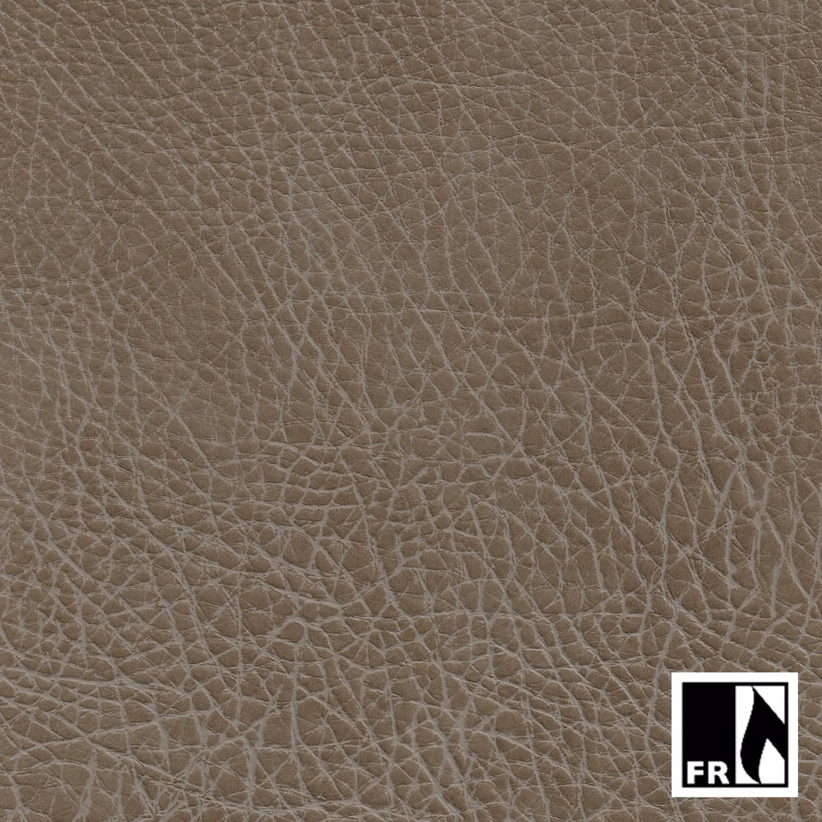 Mushroom taupe textile with pale irregular crackle lines and weathered surface