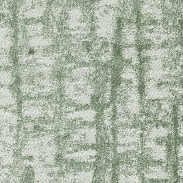 Pale sage-green woven textile with mottled vertical blocks and softly brushed texture