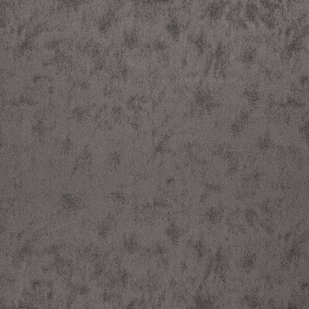 Close-up of graphite-grey fabric with cloudy mottling and a soft textured surface