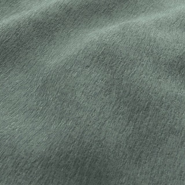 Muted aqua teal textile with dense brushed pile and shifting directional shading