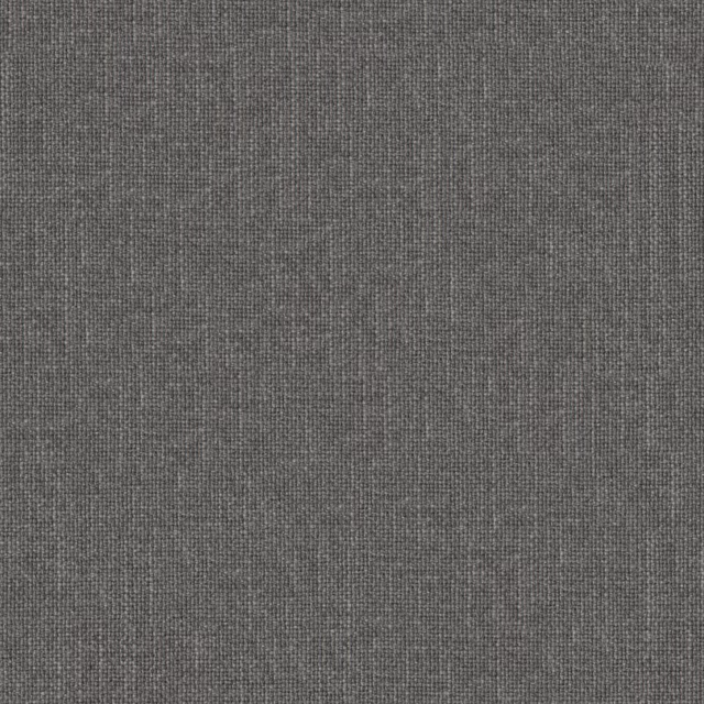 Close-up of charcoal-grey Tenby fabric with fine tonal crosshatch weave