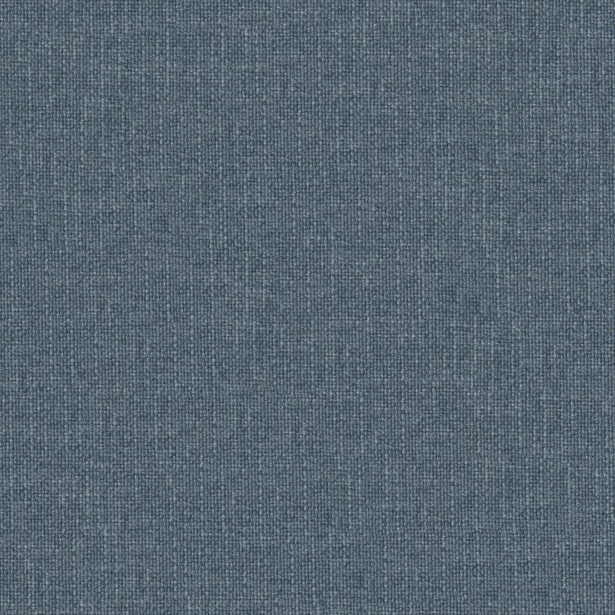 Close-up of muted sapphire blue-grey plain weave with fine tonal texture
