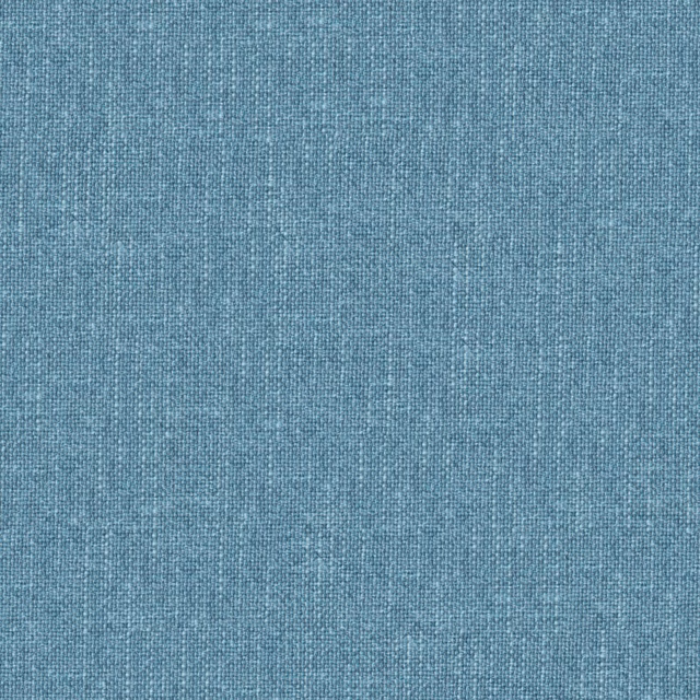 Close-up of cool blue-teal fabric showing a fine, softly variegated woven texture