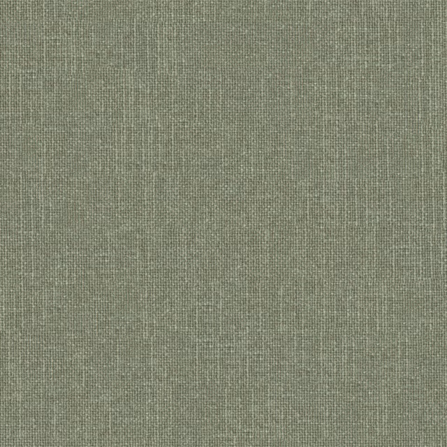 Muted jade-green plain weave with fine vertical slubs and softly mottled texture