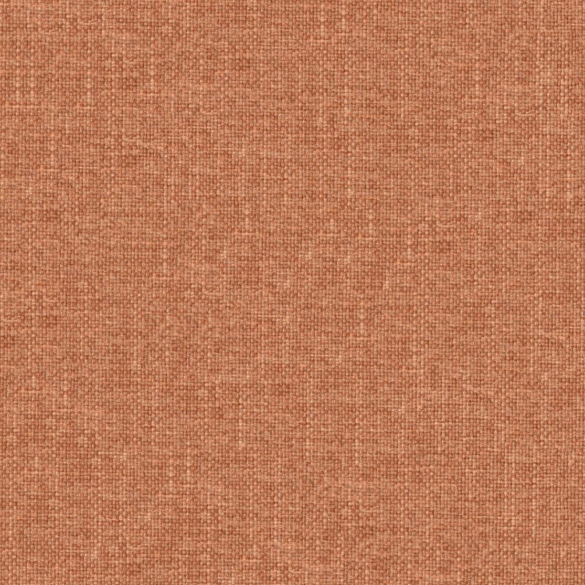 Close-up of warm clay terracotta fabric with a fine, subtly varied woven texture