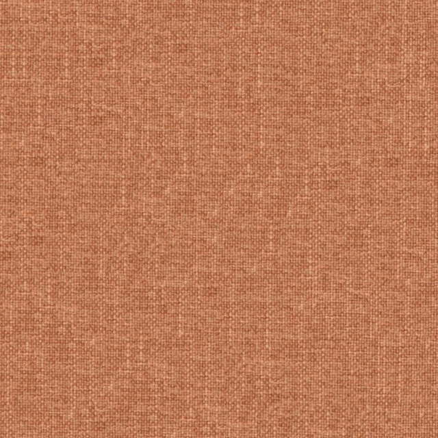 Close-up of warm clay terracotta fabric with a fine, subtly varied woven texture