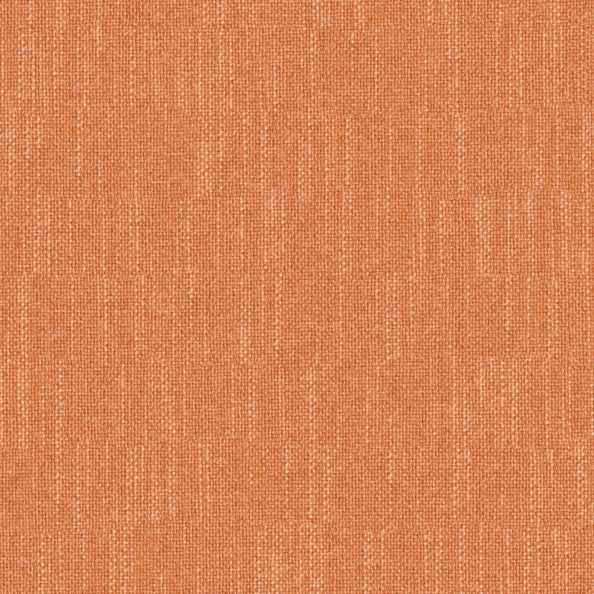 Warm apricot plain weave with fine vertical slubs and softly varied colour