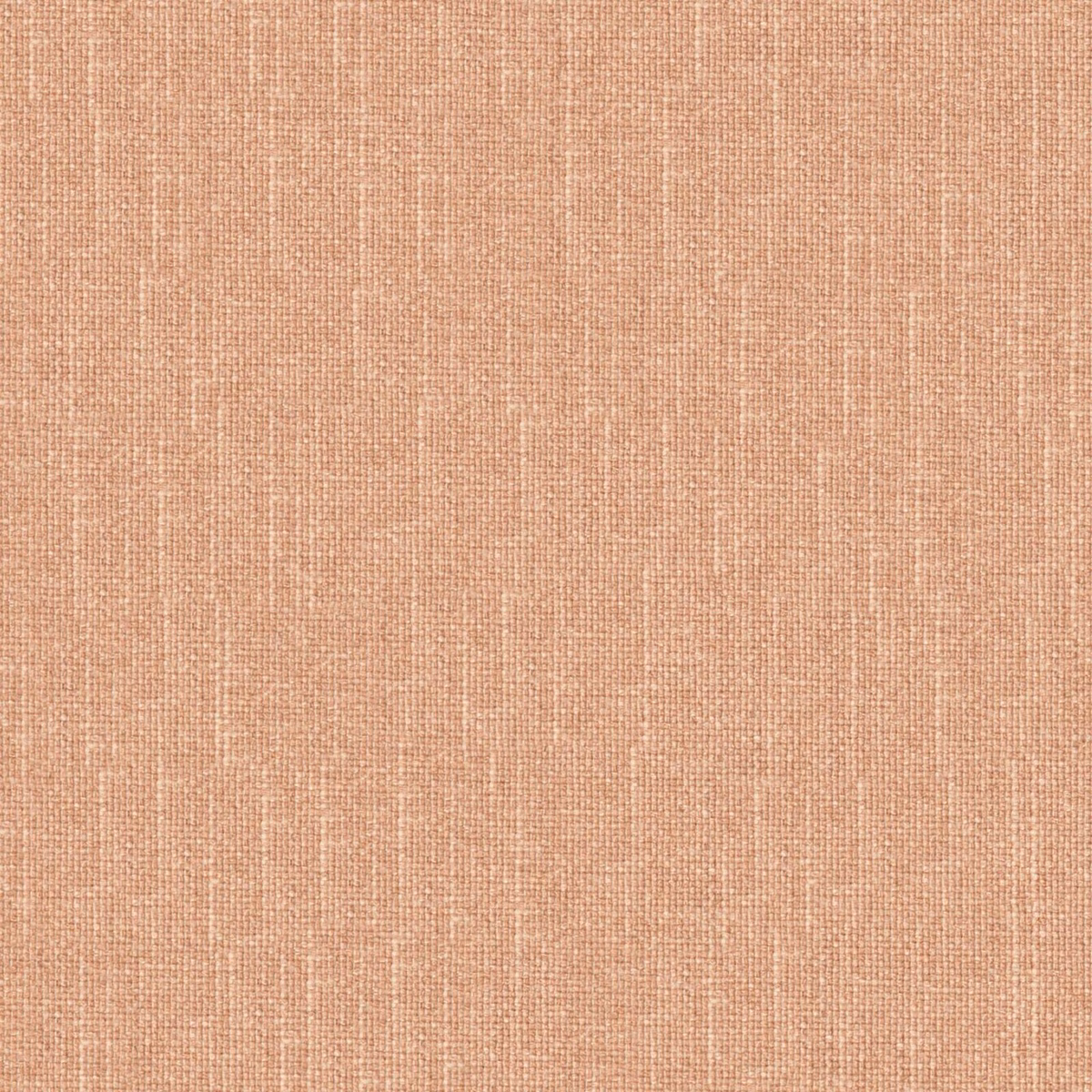 Warm melon-peach woven textile with fine slubbed vertical texture