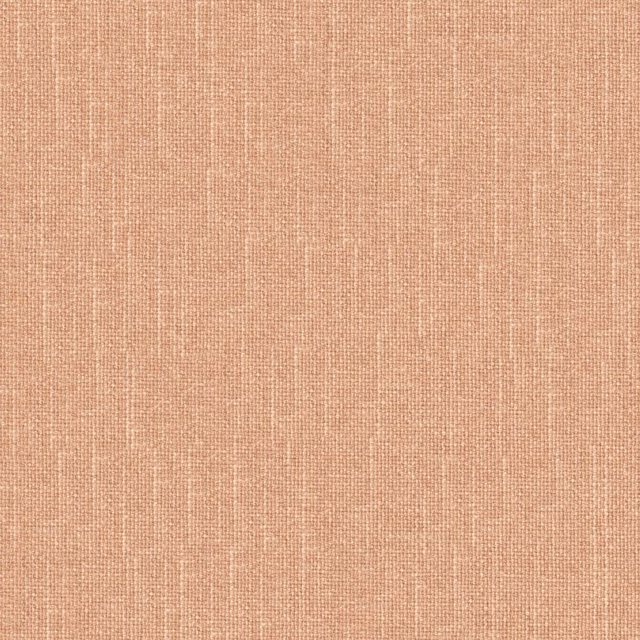 Warm melon-peach woven textile with fine slubbed vertical texture