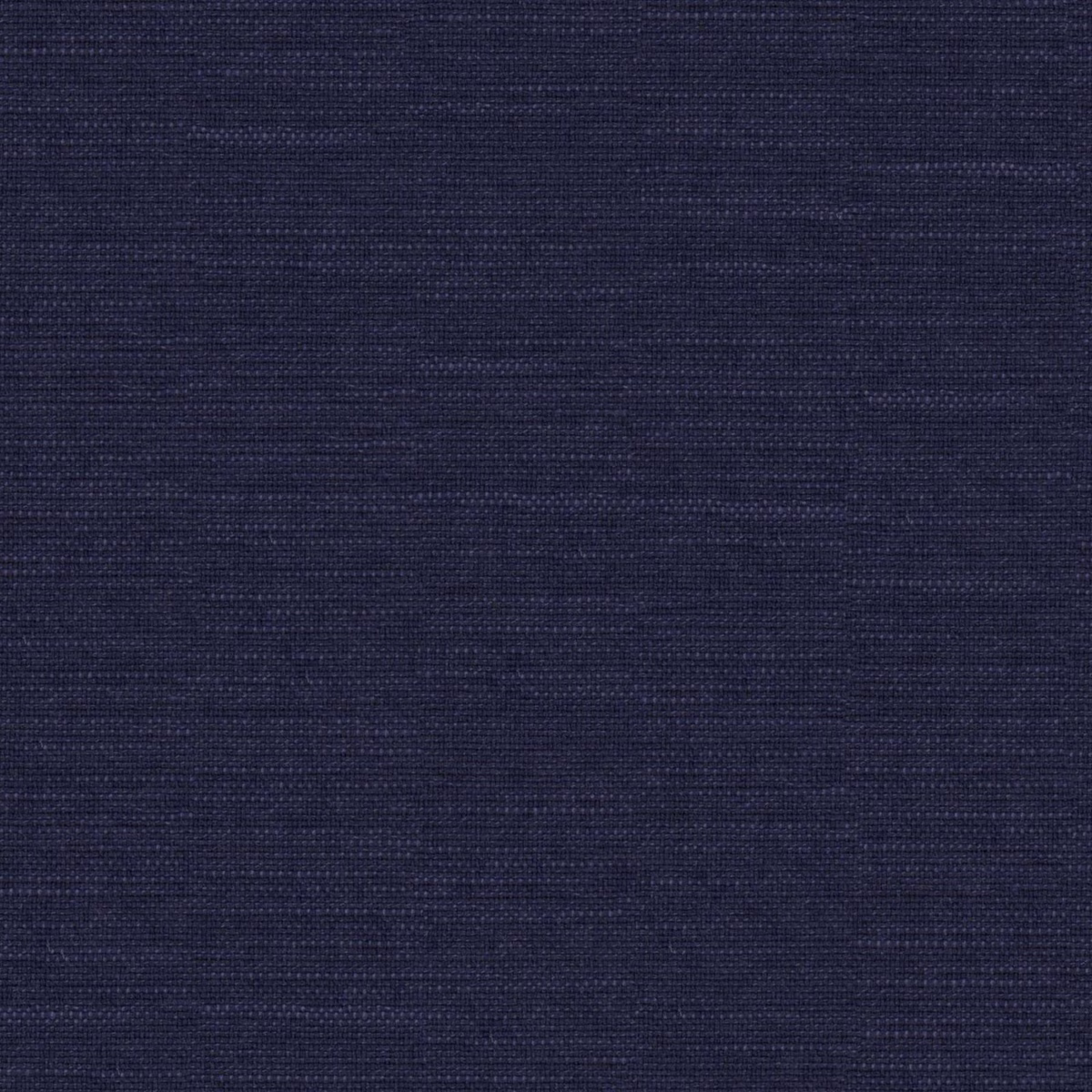 Deep navy woven swatch with fine horizontal slubs and subtle tonal variation