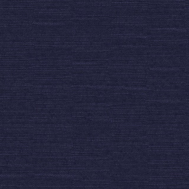 Deep navy woven swatch with fine horizontal slubs and subtle tonal variation