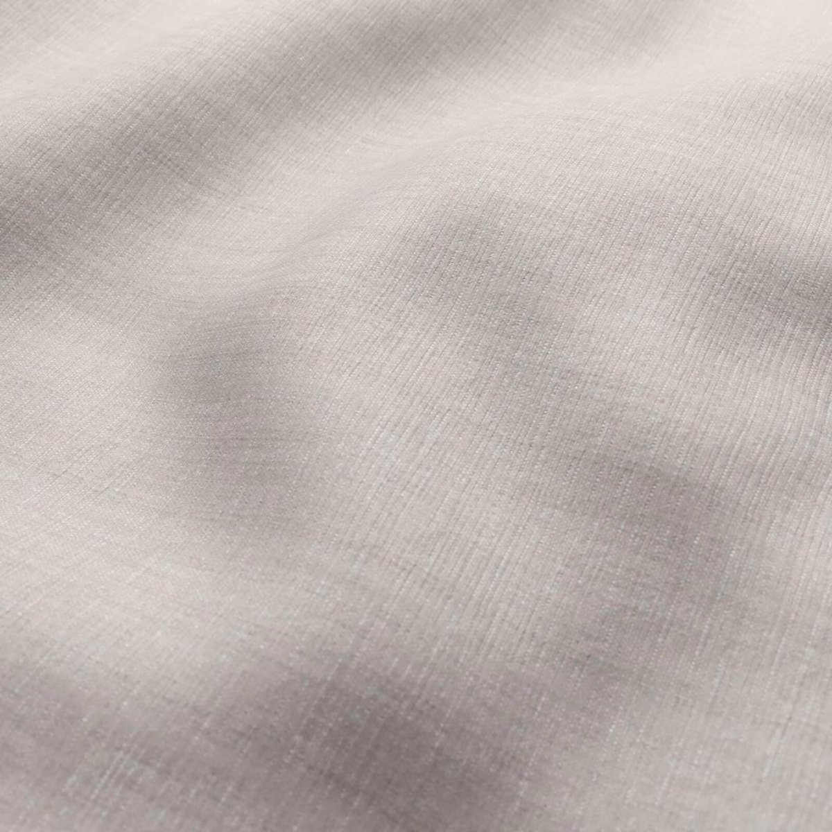 Pale latte beige fabric with fine vertical ribbing and cloudy taupe shading