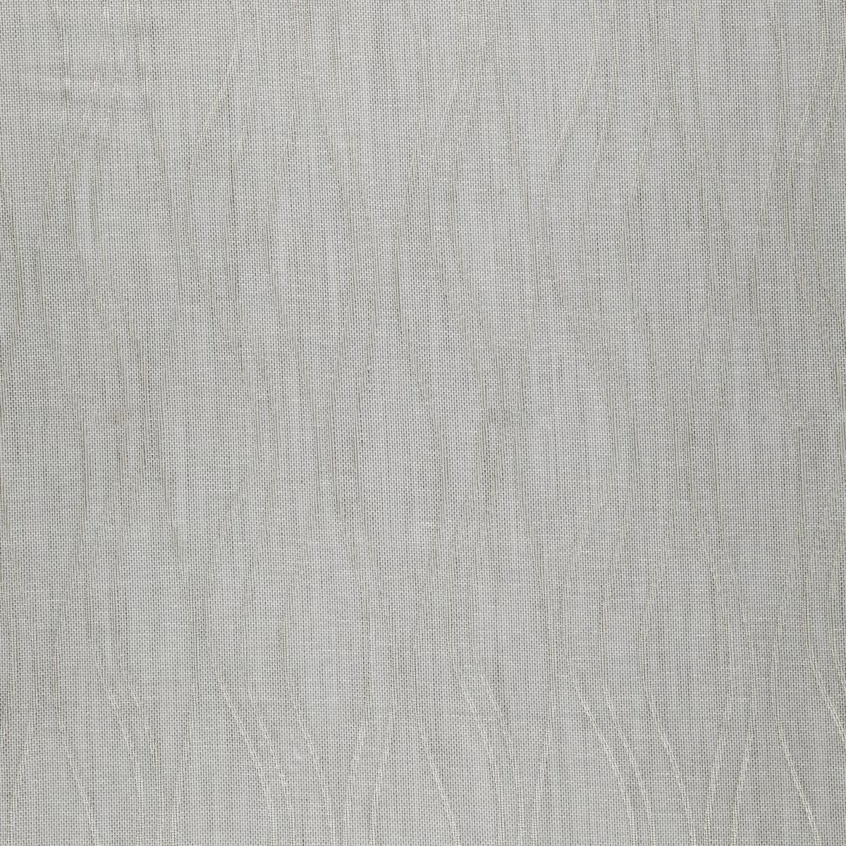 Pale grey-beige woven swatch with subtle irregular vertical slubs
