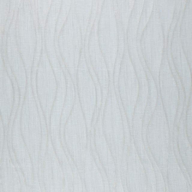 Pale blue-grey Haze fabric with fine weave and softly meandering vertical lines