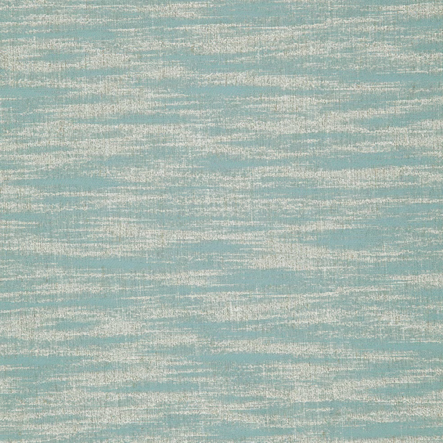 Muted aqua-teal textile with chalky horizontal striations and softly brushed texture