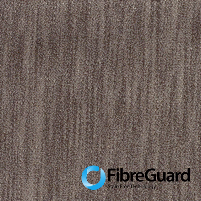 Taupe-grey Quarry textile with dense nubby weave and subtle vertical striations