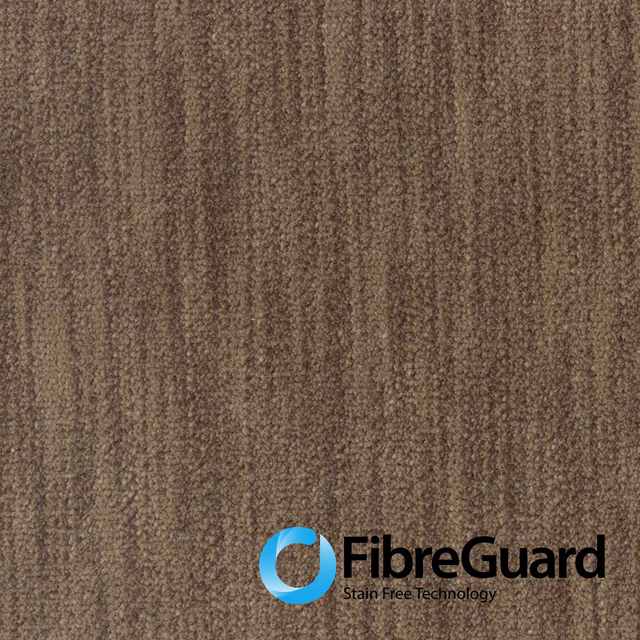 Warm brown-taupe Yalamba textile with dense nubby weave and subtle vertical striations