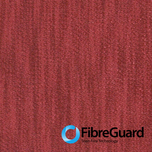Deep fuchsia-red textured fabric with subtle vertical tonal striations