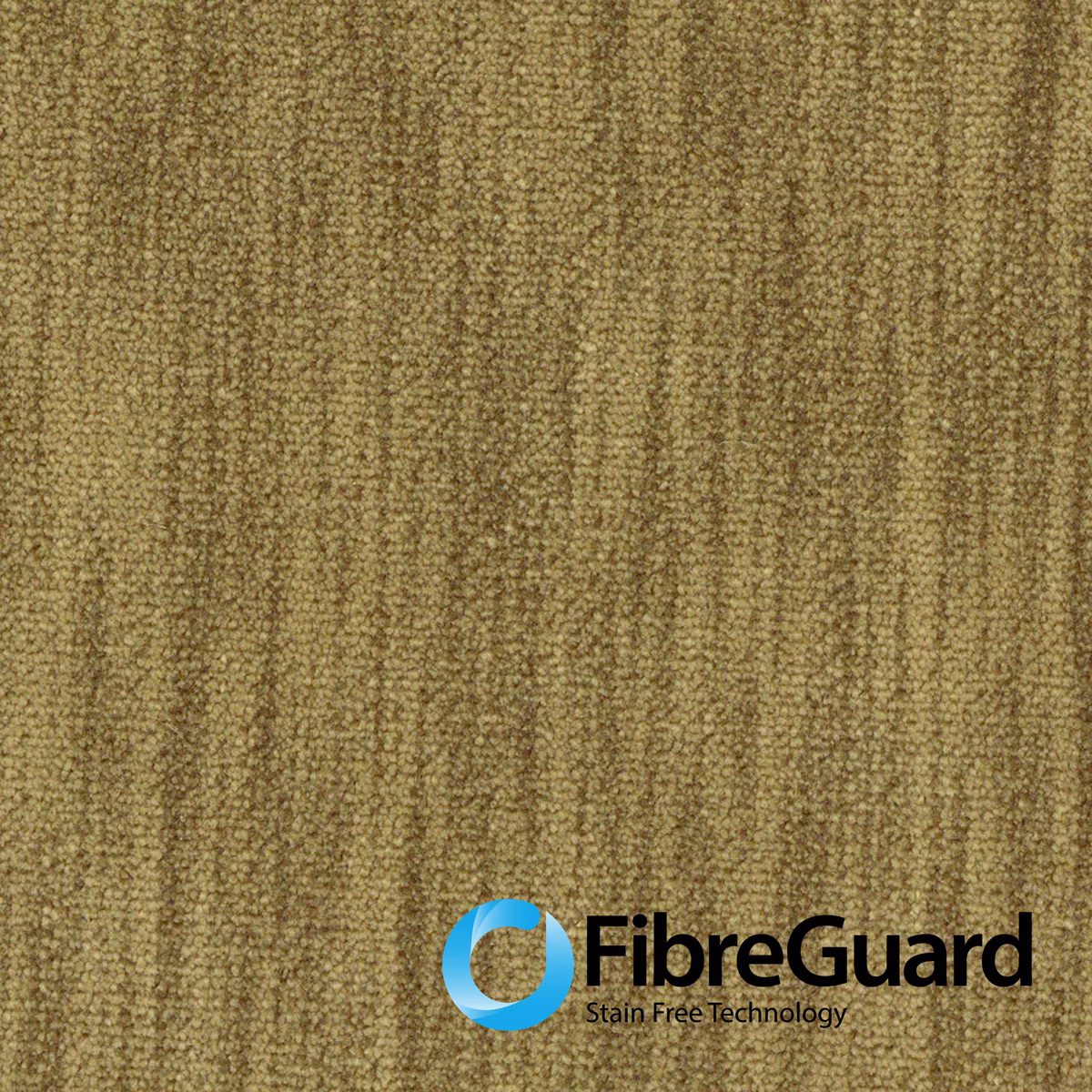 Close-up of muted olive-brown woven fabric with nubby texture and fine vertical striations
