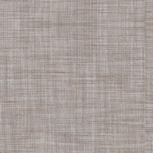 Close-up of soft greige taupe fabric with a fine irregular woven crosshatch