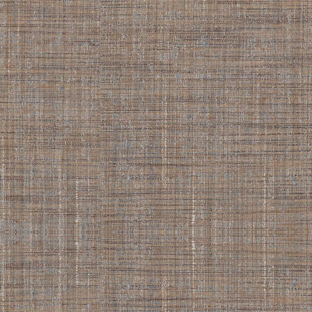 Warm taupe-brown Yangtze fabric with fine irregular crosshatched woven texture
