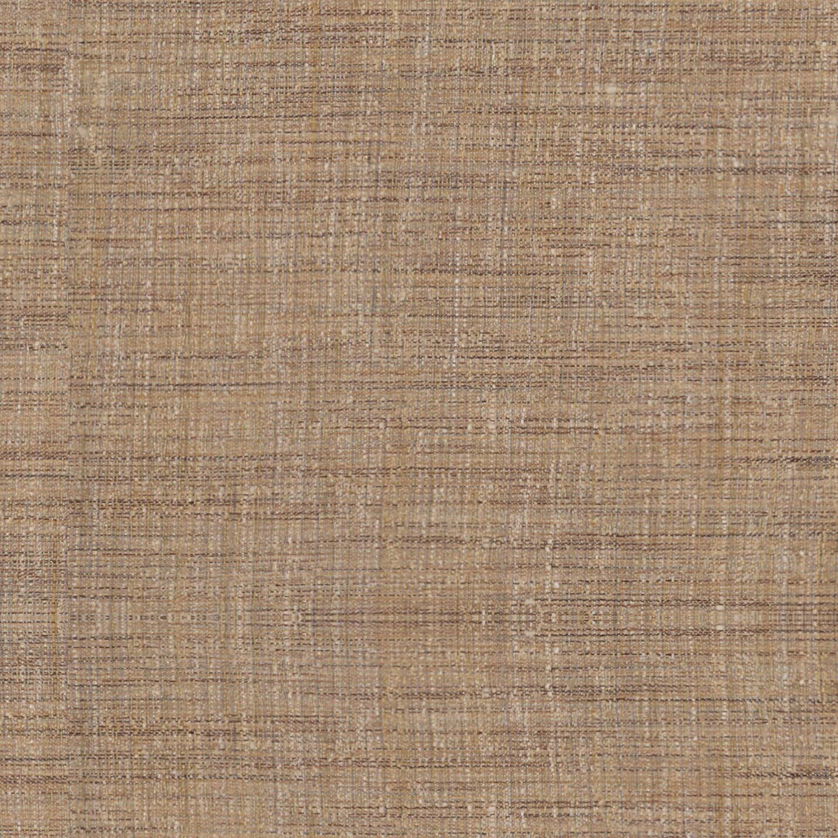 Warm Brown Sugar woven textile with irregular taupe crosshatch texture