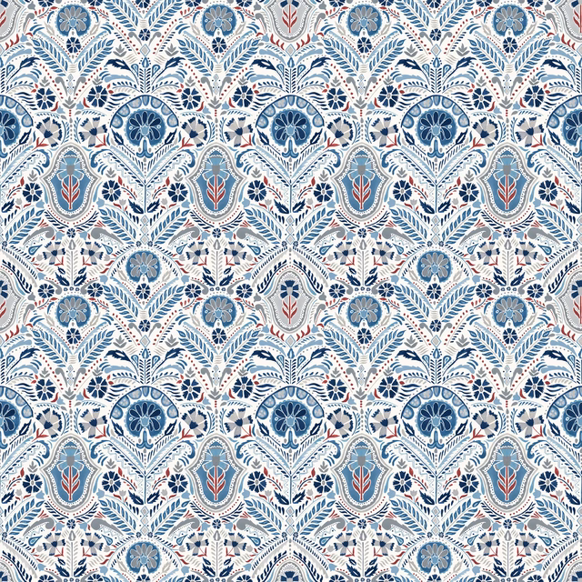 Lustleigh Indigo fabric