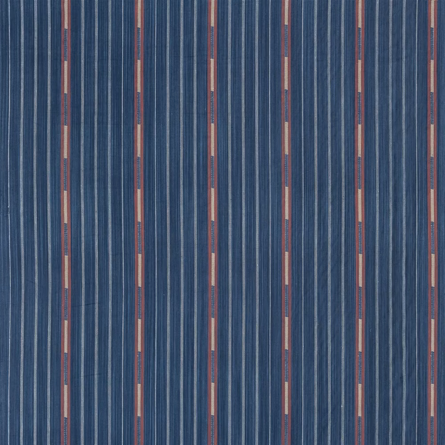 Moki Stripe Indigo fabric