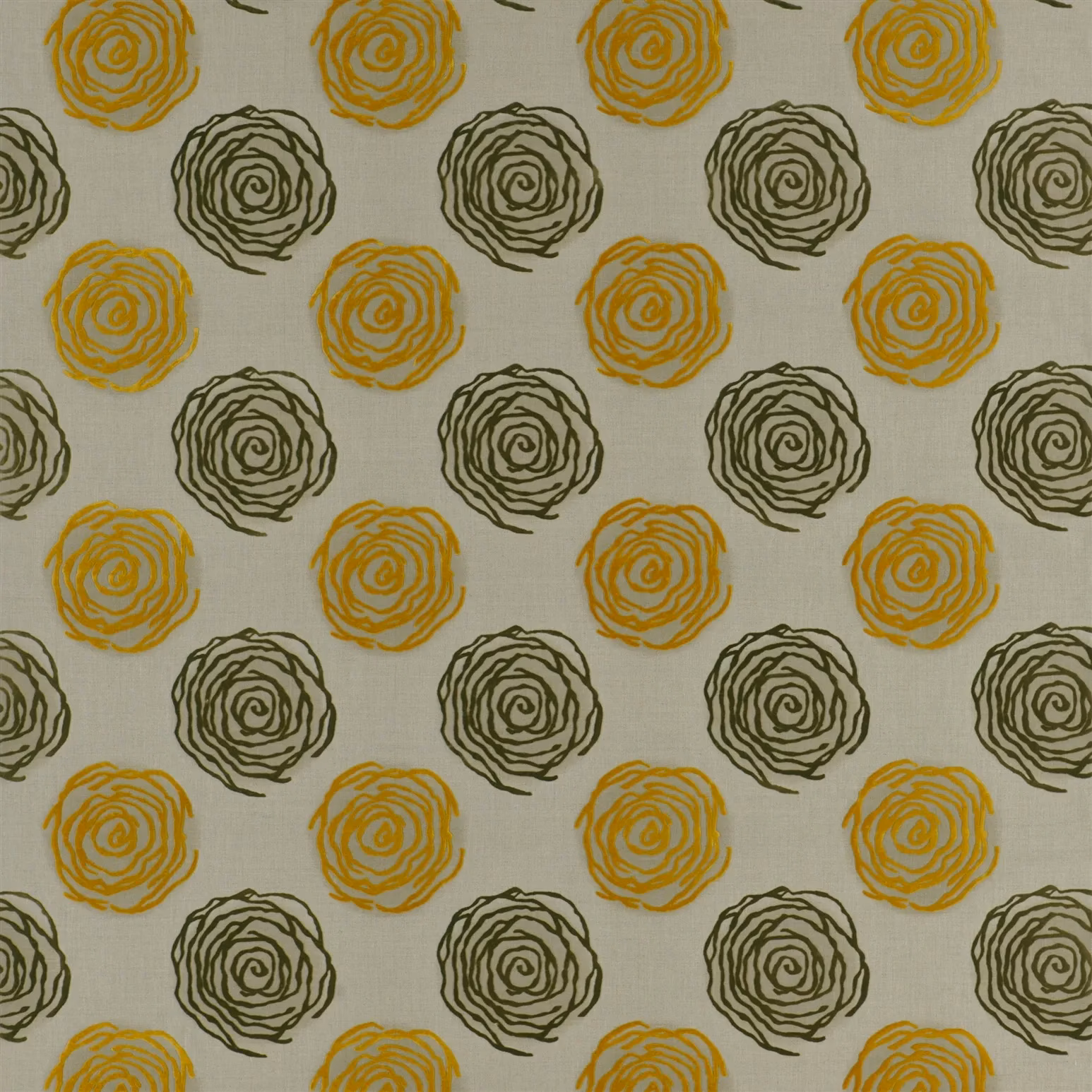 Hortense Ochre fabric