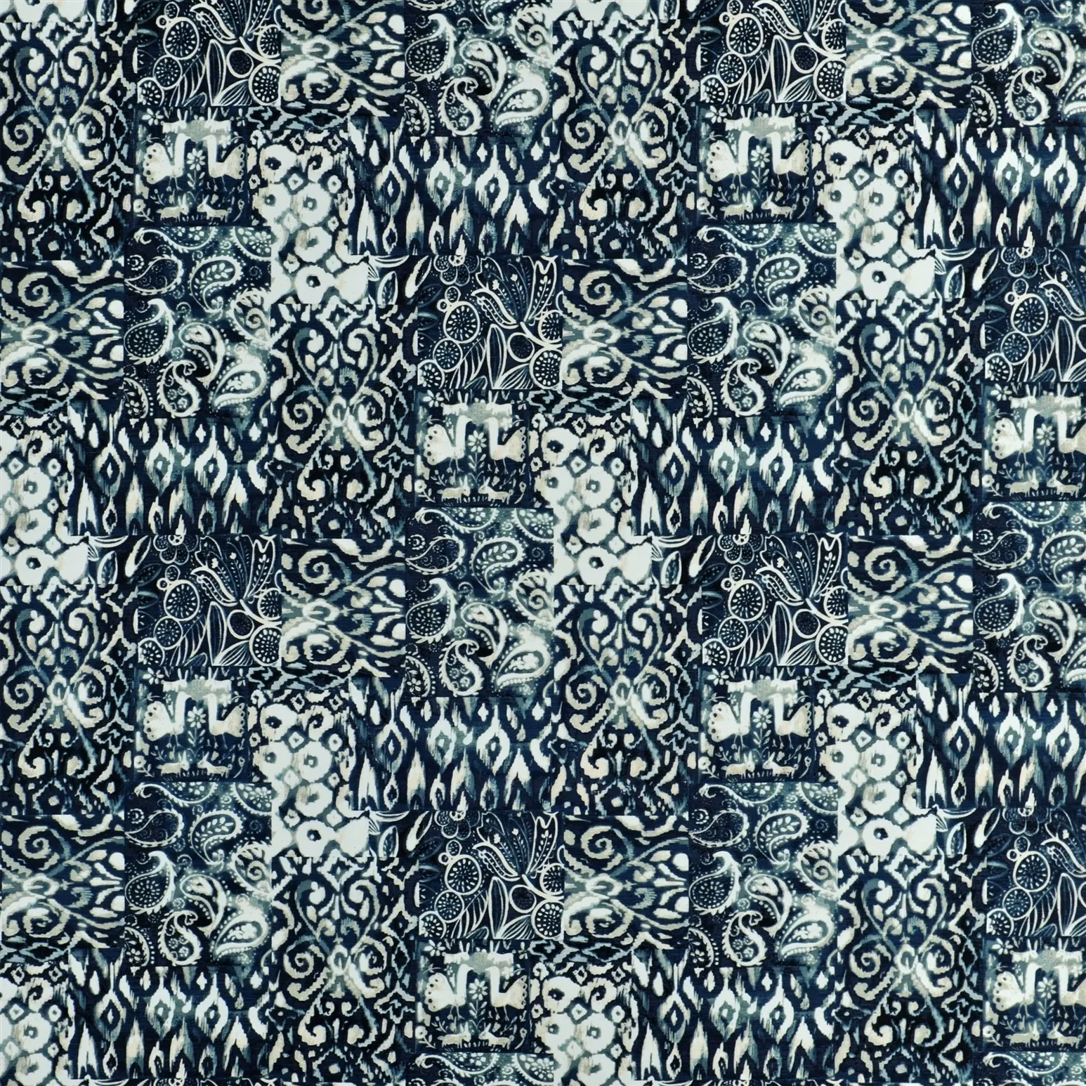 Pearlo Indigo fabric