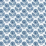 Medici Flower Indigo fabric